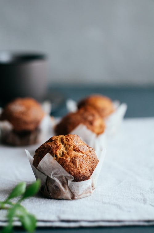 Gember peer muffin